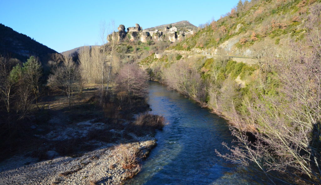 Gorges du Tarn, Jonte, Dourbie. Guide de pêche à la mouche, Aveyron. Truite Fario. Tenkara. Nymphe à vue.